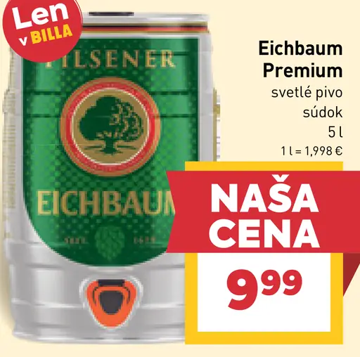 Eichbaum Premium svetlé pivo plechovka