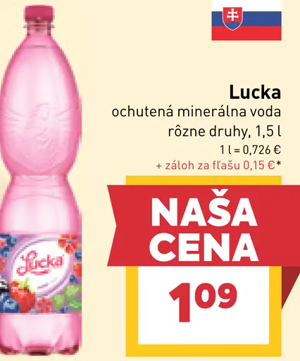 Lucka ochutená minerálna voda