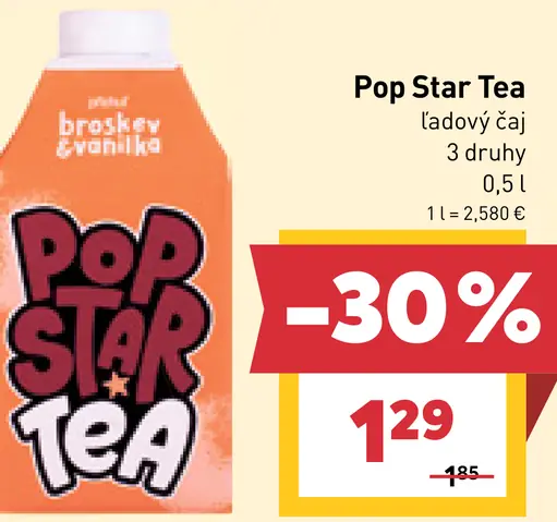 Pop Star Tea ľadový čaj