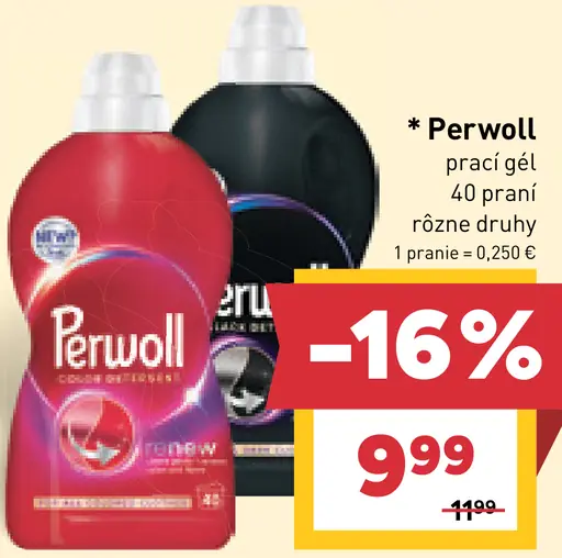 Perwoll prací gél