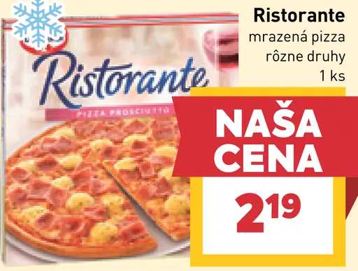 Ristorante mrazená pizza