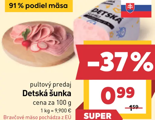 Detská šunka