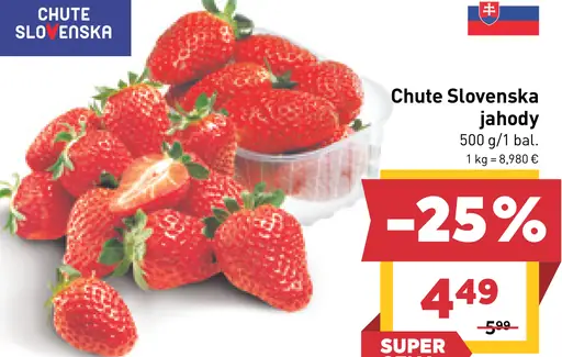 Chute Slovenska jahody