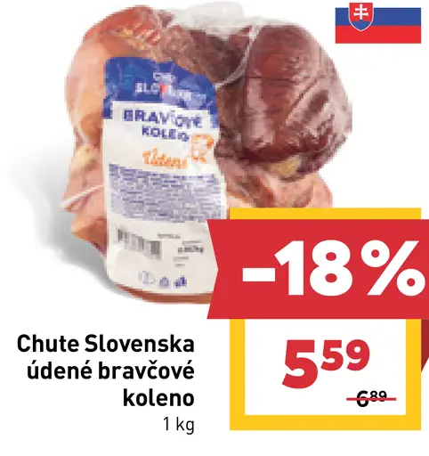 Chute Slovenska údené bravčové koleno