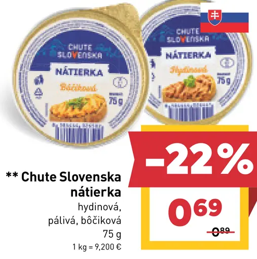 Chute Slovenska nátierka