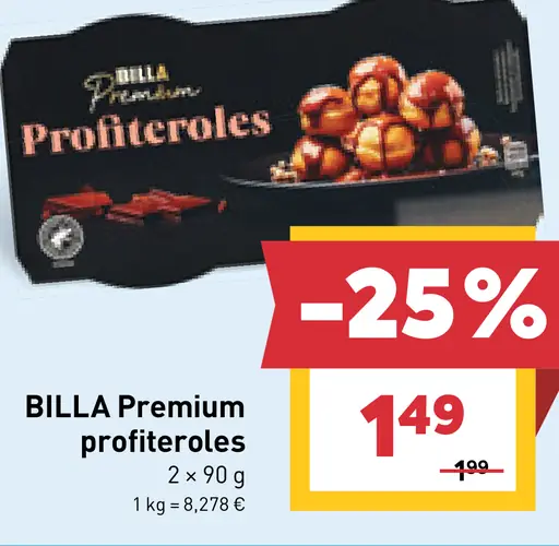 BILLA Premium Profiteroles