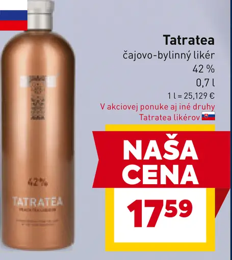 Tatratea čajovo-bylinný likér