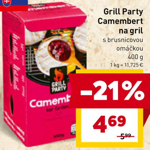 GRILL Party camembert na gril