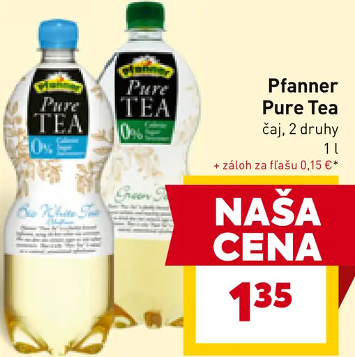 Pfanner Pure Tea čaj