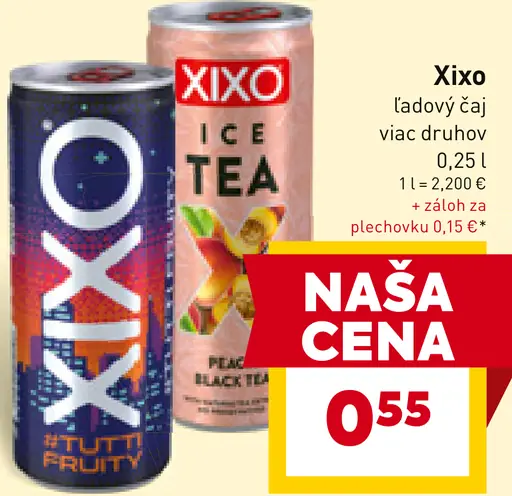 Xixo Ľadový čaj plechovka