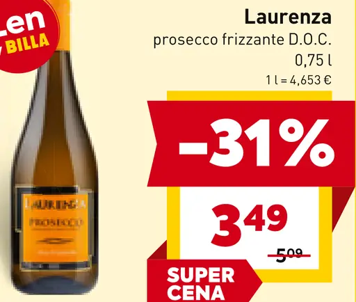 Laurenţa prosecco frizzante D.O.C.