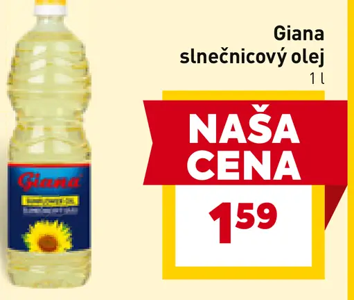 Giana Slnečnicový olej