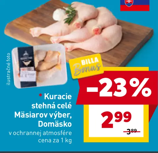 Kuracie stehná celé Mäsiarov výber, Domäsko