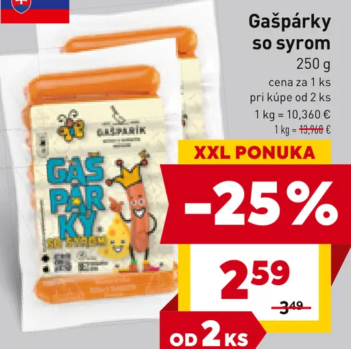 Gašpárky so syrom