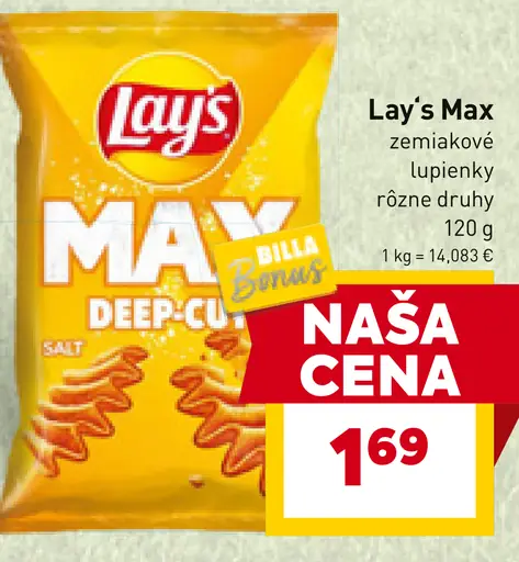 Lay's Max zemiakové lupienky