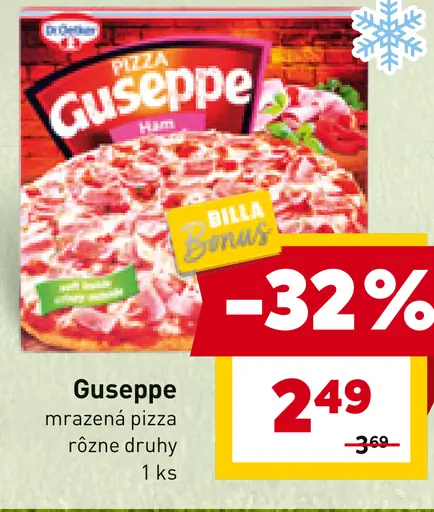 Dr. Oetker Guseppe mrazená pizza
