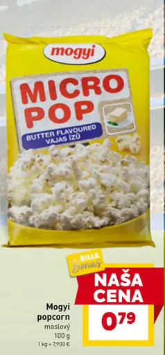 Mogyi popcorn maslový