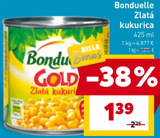 Bonduelle Gold Zlatá kukurica