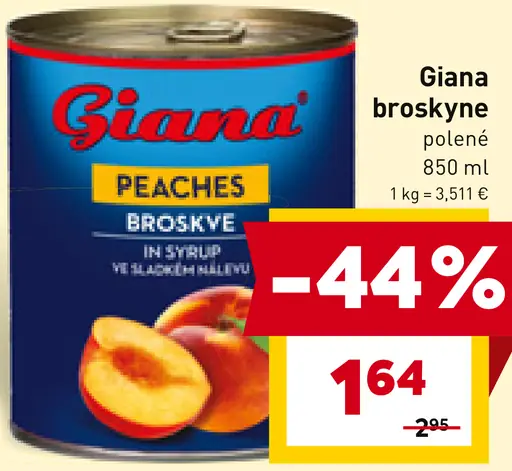 Giana broskyne polené