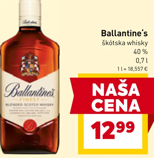 Ballantine's škótska whisky