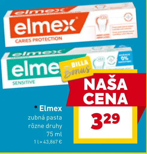 Elmex zubná pasta