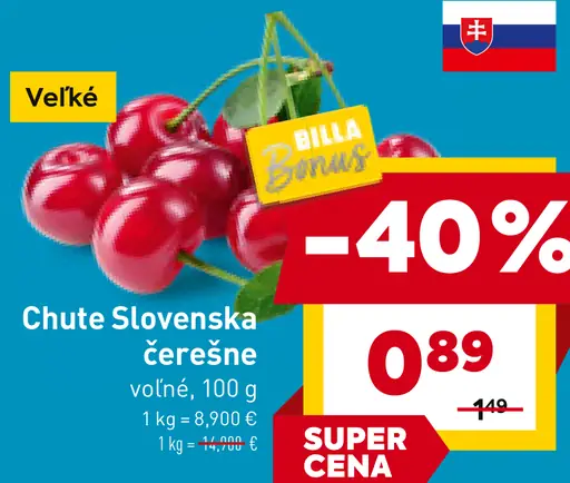 Chute Slovenska čerešne
