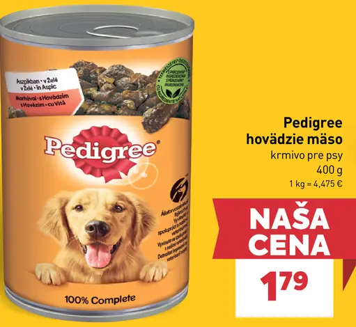 Pedigree hovädzie mäso