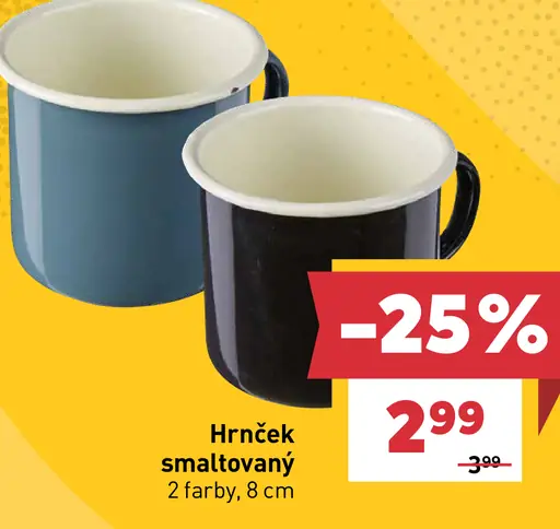Hrnček smaltovaný