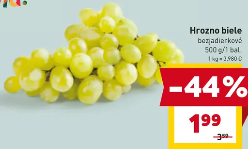 Bon Via hrozno biele bezjadierkové
