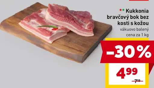 Kukkonia bravčový bok bez kosti s kožou