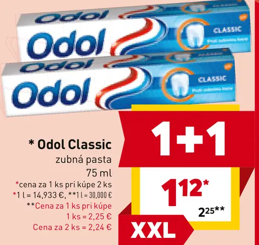 Odol zubná pasta Classic