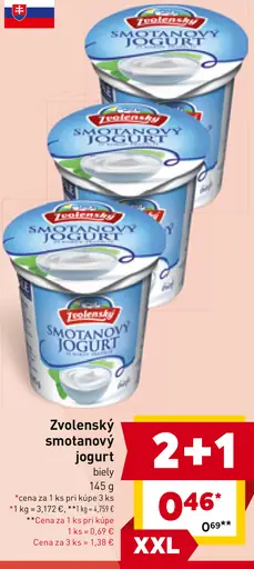 Zvolenský smotanový jogurt