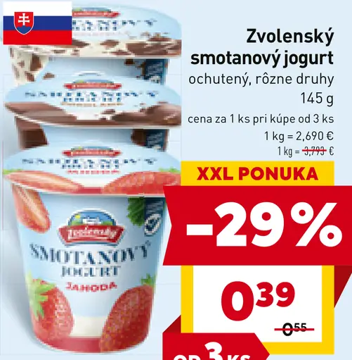 Zvolenský smotanový jogurt