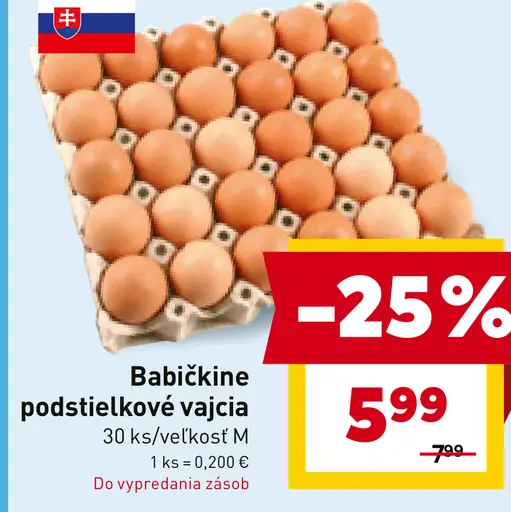 Babičkine podstielkové vajcia