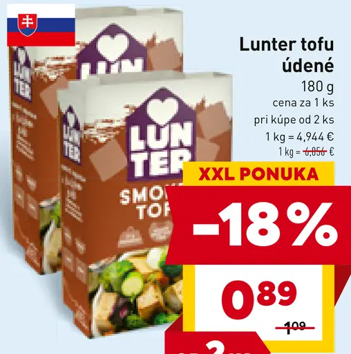 Lunter Tofu údené
