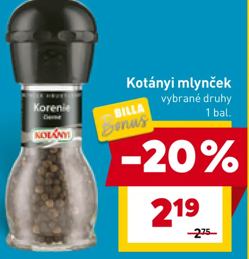 Kotányi mlynček