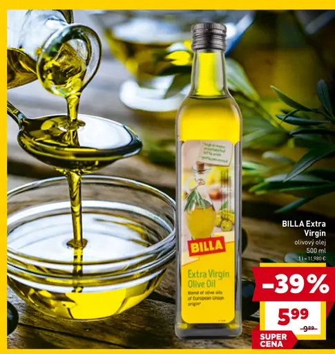 BILLA Olivový olej Extra Virgin