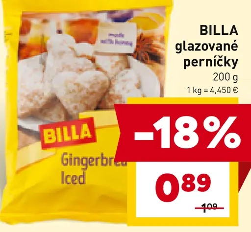BILLA glazované perníčky