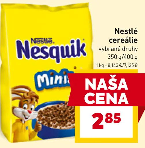 Nestlé cereálie