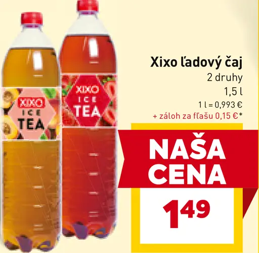 Xixo Ľadový čaj plechovka