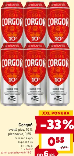 Corgoň plechovka