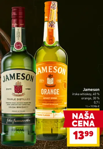 Jameson Irish Whiskey