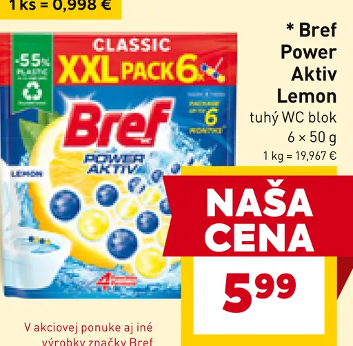 Bref Power Aktiv Lemon