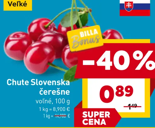 Chute Slovenska čerešne