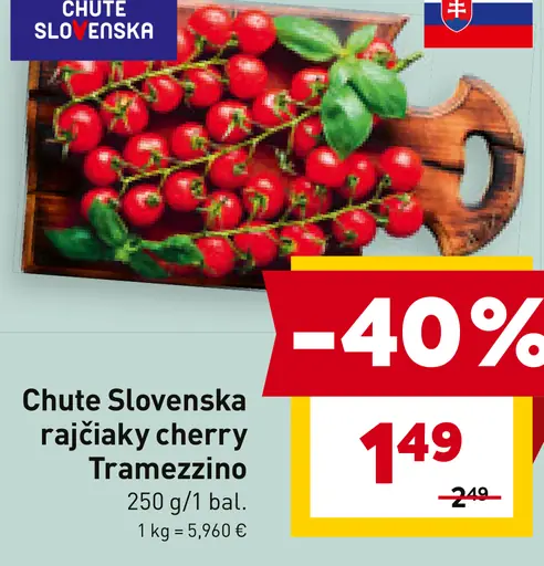 Chute Slovenska rajčiaky cherry Tramezzino