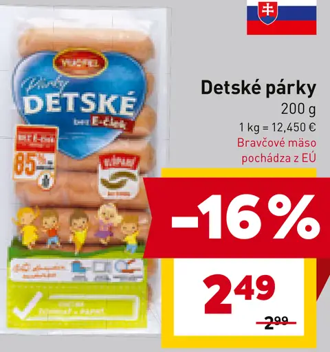 Hyza Detské párky