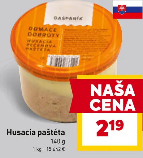 Gasparik Husacia paštéta