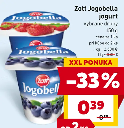 Zott Jogobella Jogurt