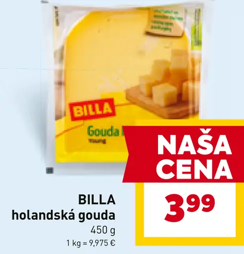 BILLA holandská gouda