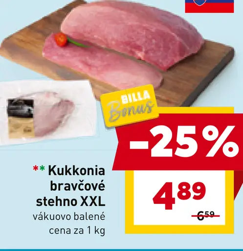 Kukkonia bravčové karé XXL